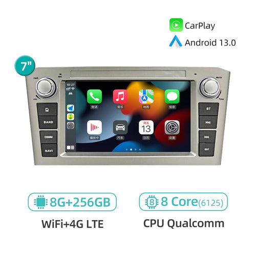 Car Multimedia Player CarPlay Android 13 Navigation GPS Navigation 4G