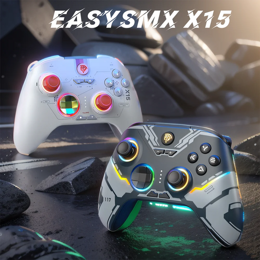 EasySMX X15 RGB Wireless Gamepad, Bluetooth Gaming Controller