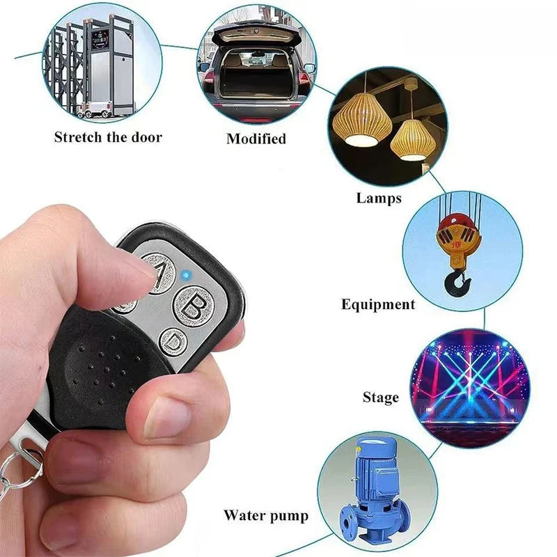433MHz Remote Control Car Key Garage Door Gate Opener Remote Control