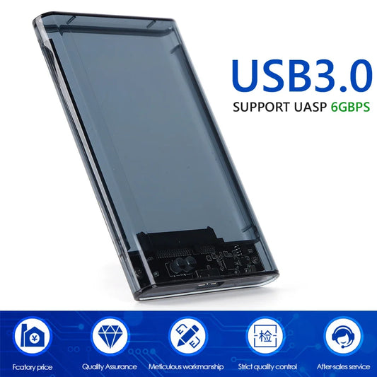 USB 3.0 External Hard Drive Enclosure 2.5 inch SATA to USB3.0 UASP