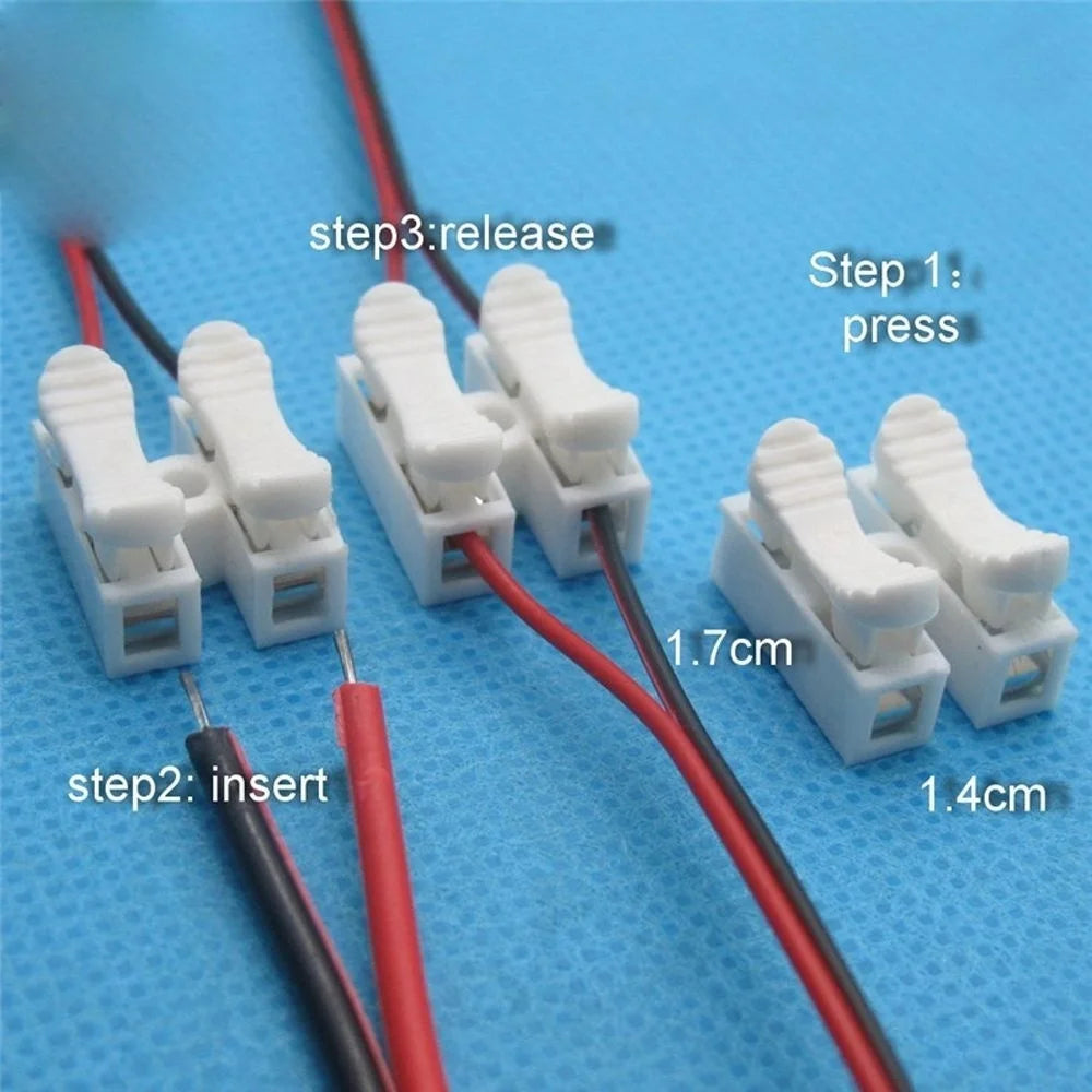 20/50Pcs No Solding Quick 3P 2P Cable Wire Connector No Screw Terminal