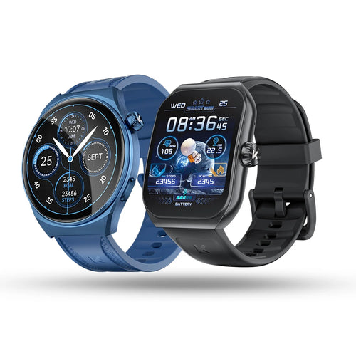 KUMI KU7 Smartwatches 1.96" Amoled 100+Sport Modes NFC IP68 Waterproof