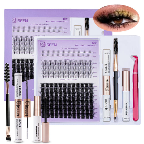 DIY Lash Extension Mix Styles Lash Clusters Individual with Bond&Seal