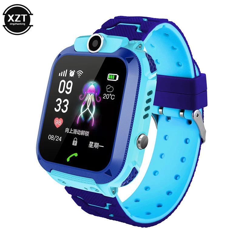 NEW Q12 Waterproof Children's Smart Watch Sim Card LBS Location