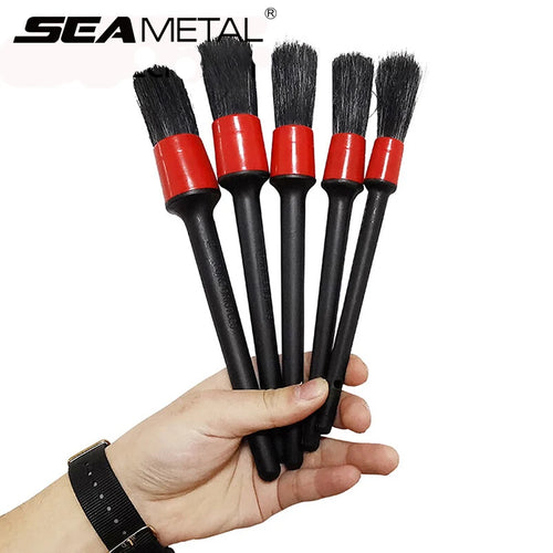 SEAMETAL 5/13PCS Car Detailing Brush Set Multifunctional Detail