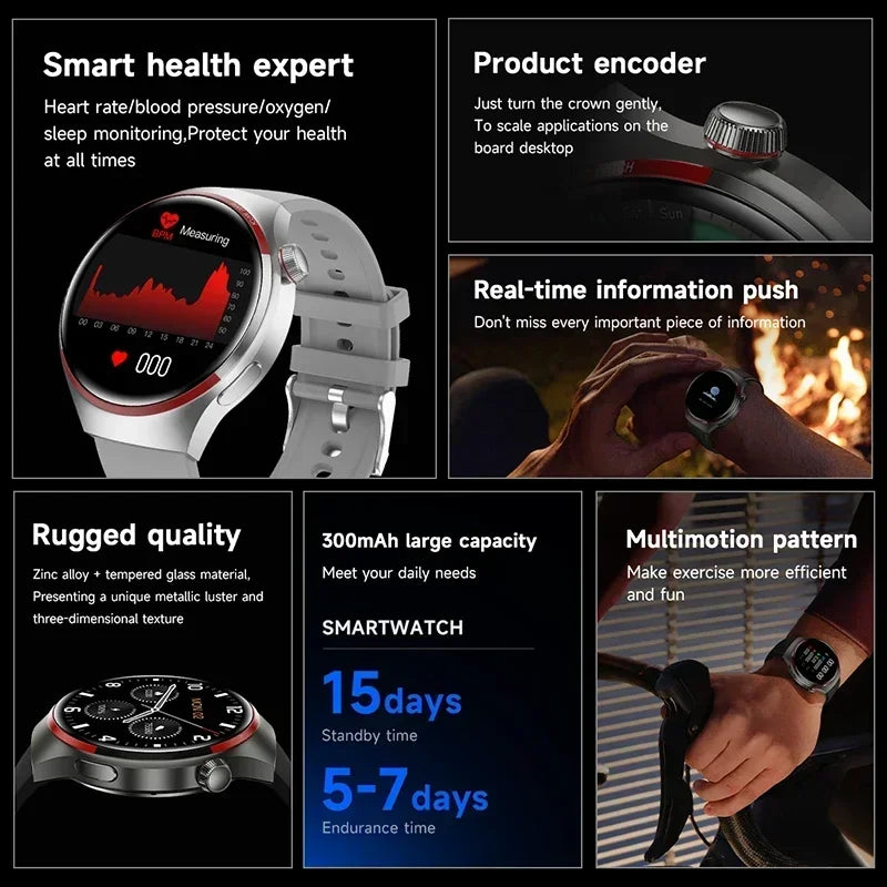 Xiaomi Watch 4 PRO Smart Watch For GT4 Pro AMOLED HD Screen Bluetooth