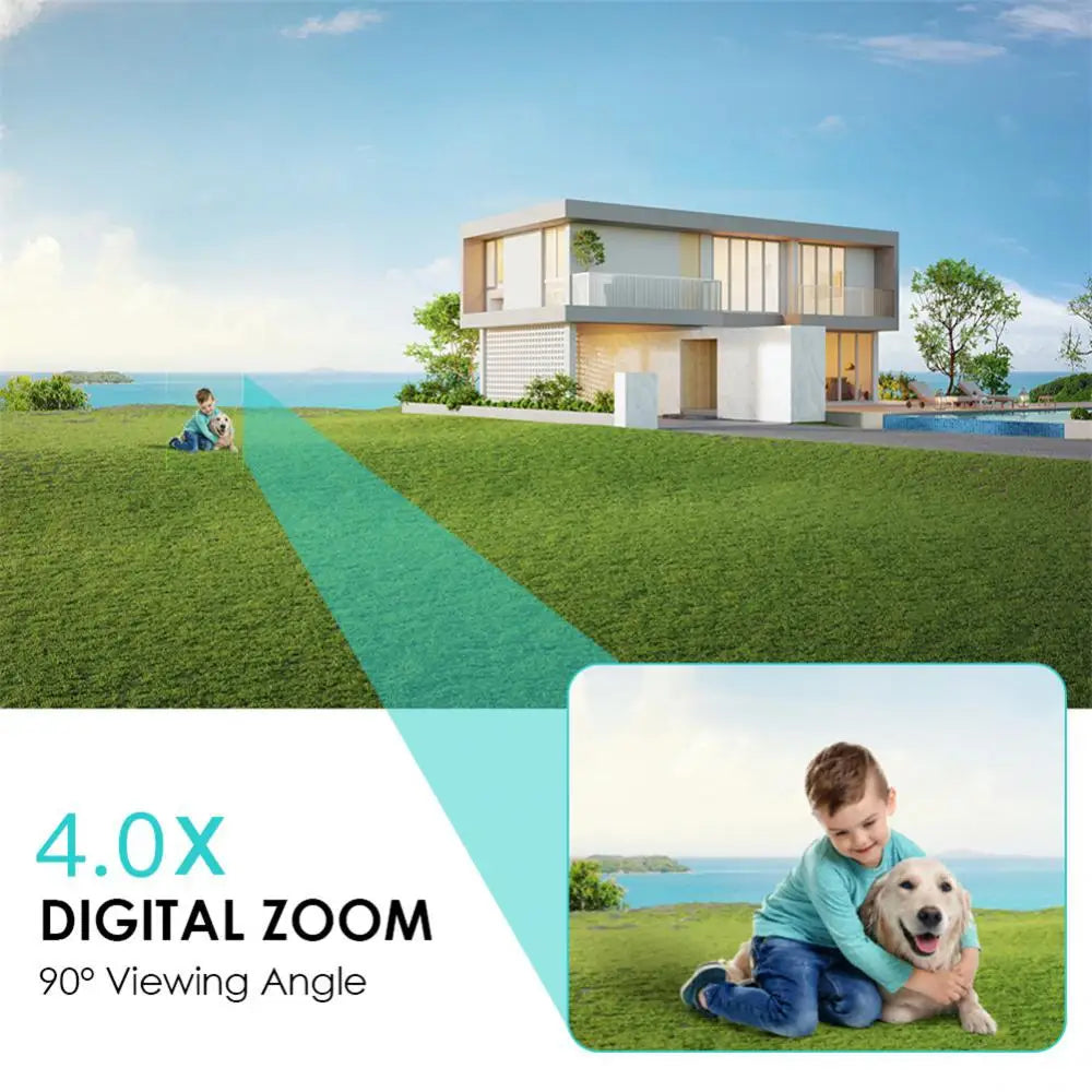 2MP PTZ YI IOT WiFi Outdoor 4X Digital Zoom Camera Home Security Auto