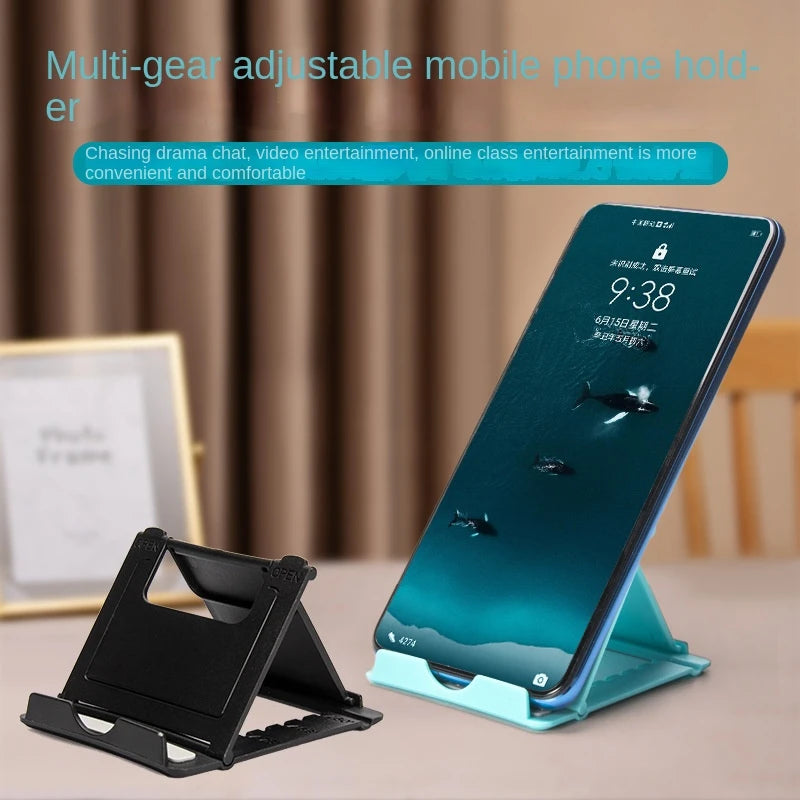 Desktop Lazy Mobile Tablet Folding Stand, Portable and Adjustable