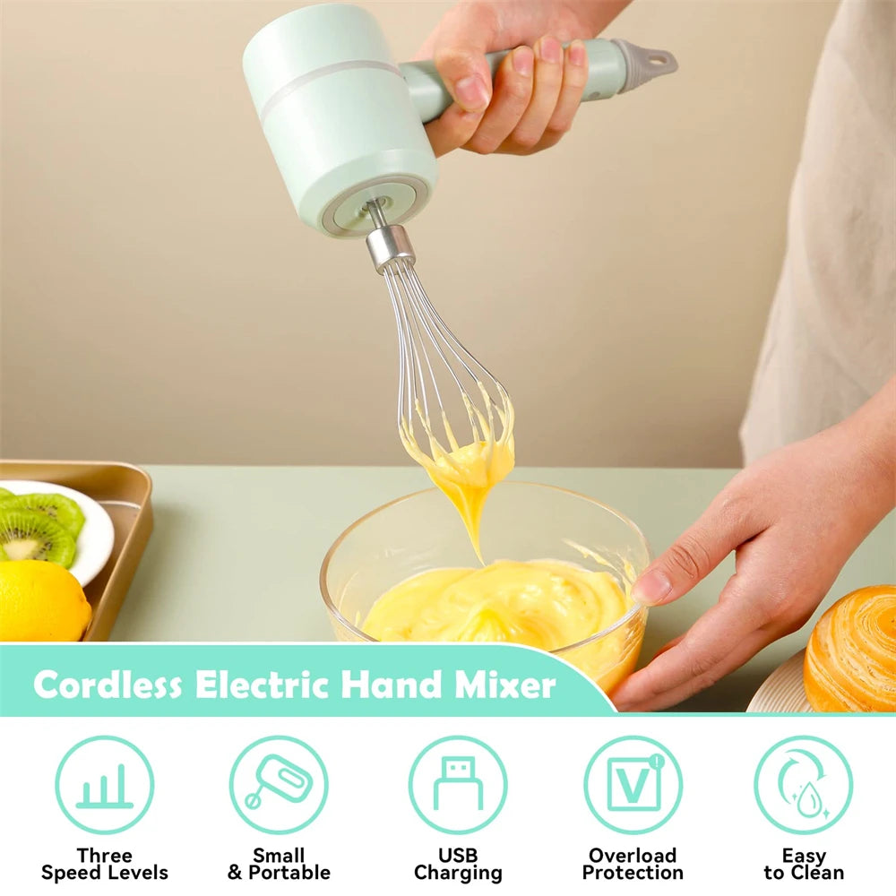 Portable Blender Mixer Kitchen Tools Hand Mixer Electric Food