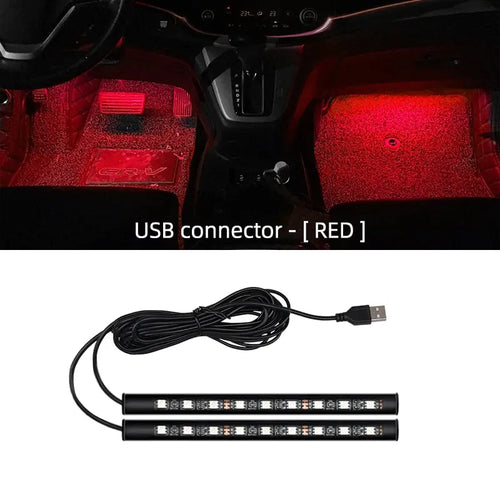 Car Neon Light Foot Light LED Interior Decoration Backlight Cigarette