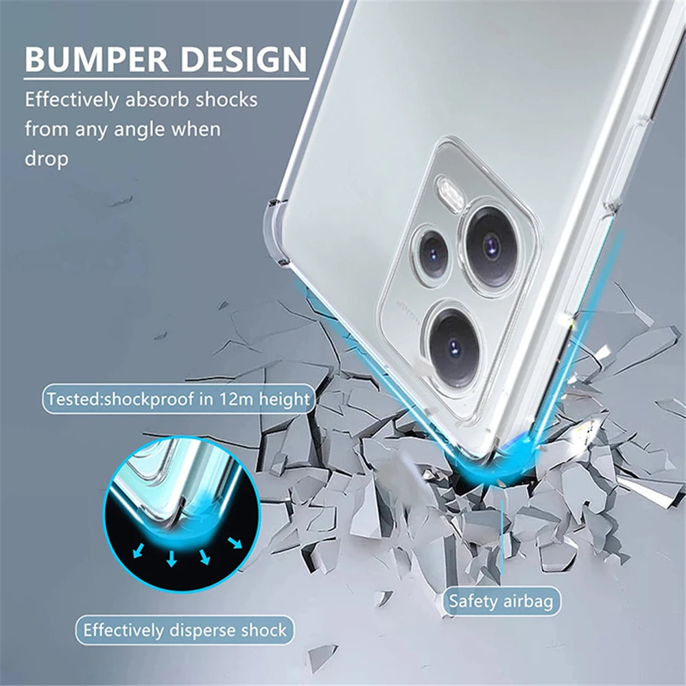 Shockproof Phone Case for Xiaomi Redmi Note 13 Pro 4G 12 Pro Plus 5G