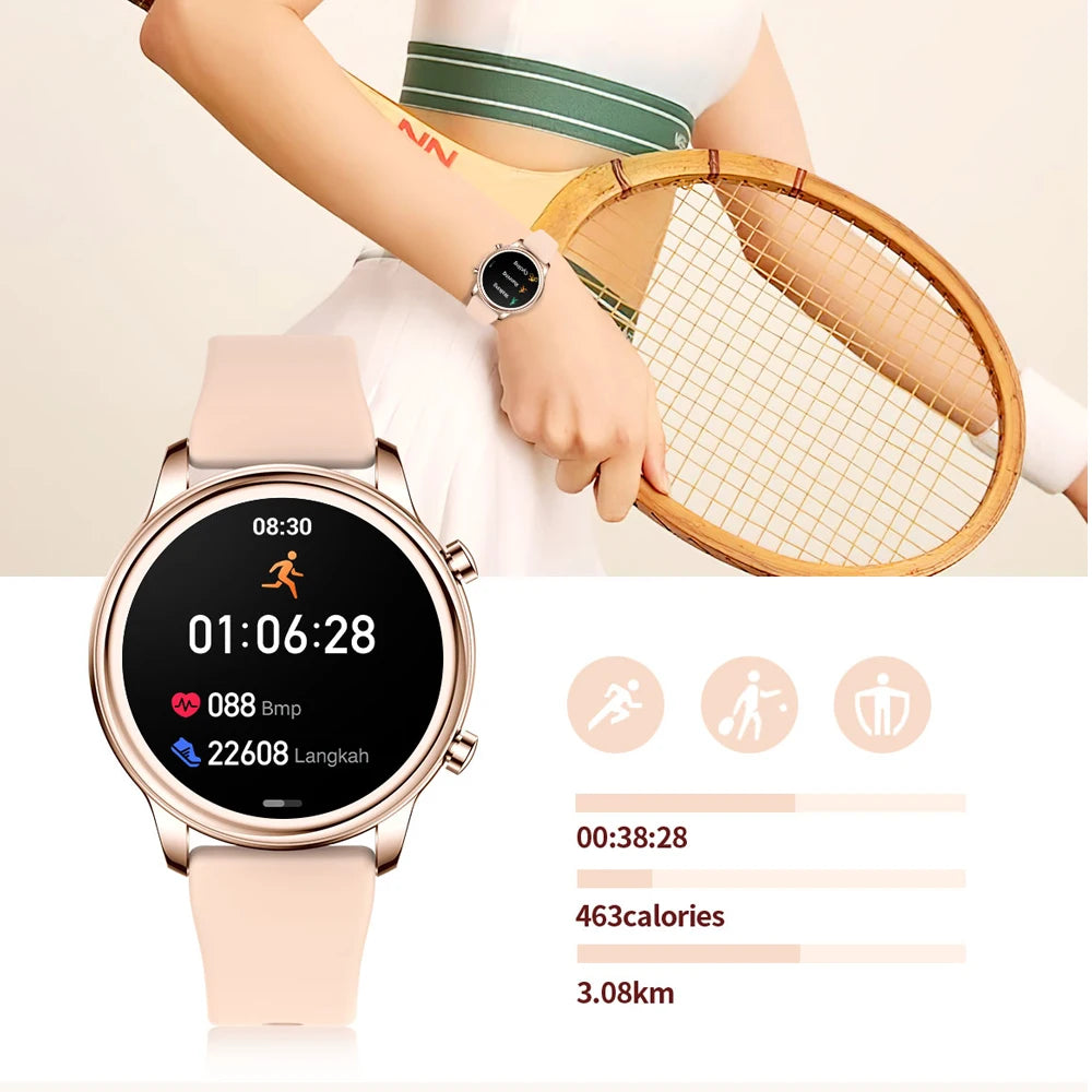 2024 New Bluetooth Call Smart Watch Women 360*360 HD Display Heart