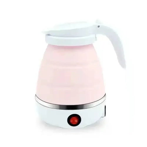 220V 0.6L Mini Folding Kettle Portable Water Heater 600W Silicone