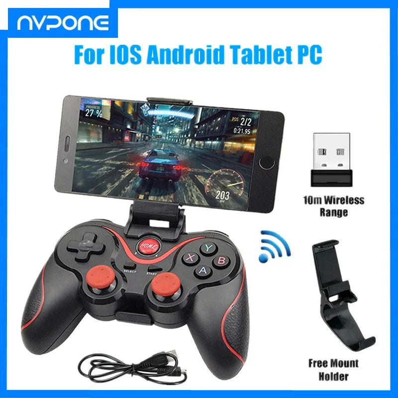 X3 Wireless Bluetooth Game Controller for PC Mobile Phone Android IOS
