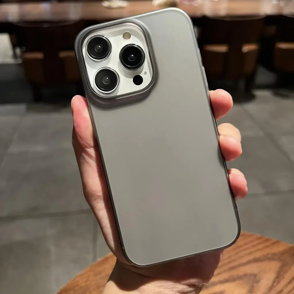 Ultra Thin Matte Hard PC Translucent Clear Phone Case For iPhone 15 14