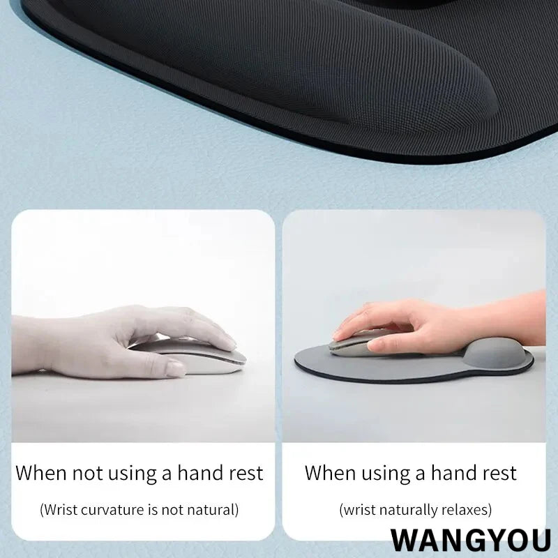 EVA Foam Wrist Mouse Pad Simple Solid Color Comfortable Thick Sponge