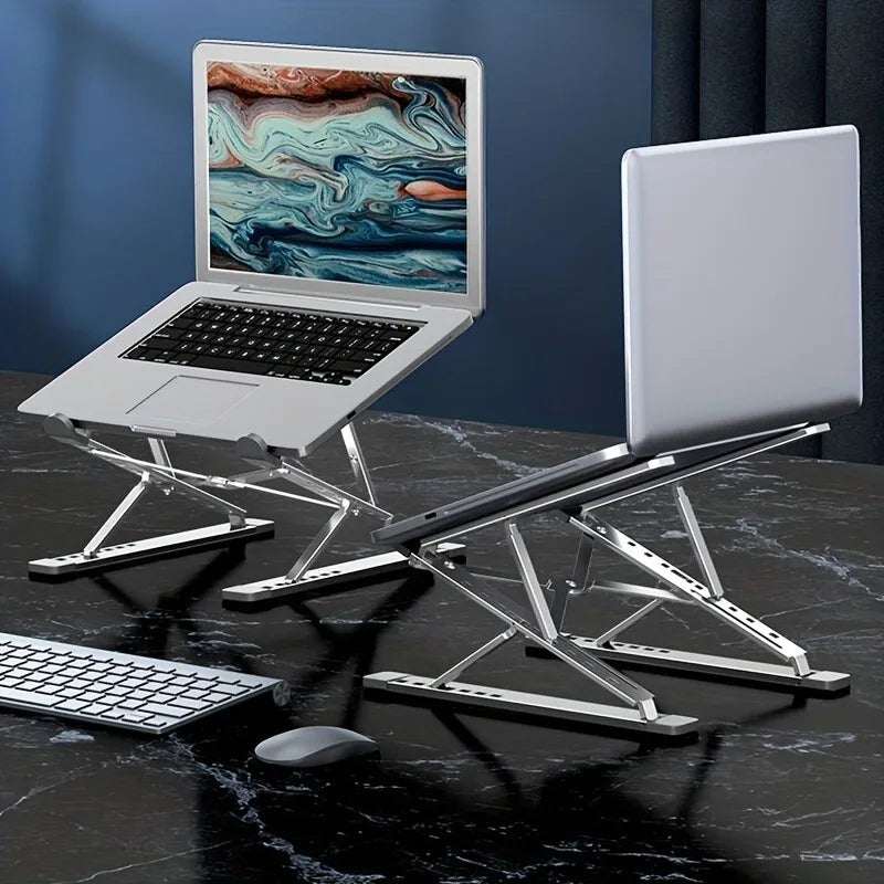 Laptop Stand For Macbook Folding Adjustable Aluminum Computer Pc