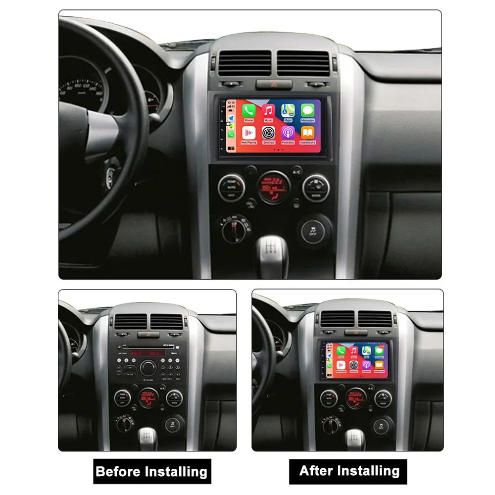 2din Car radio Android 13 For Suzuki Grand Vitara 3 2005-2010