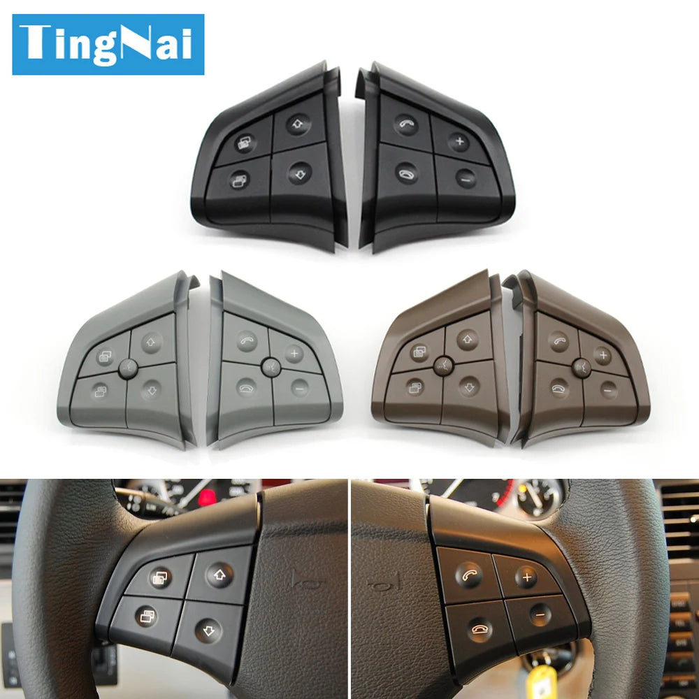 Car Multi-function Steering Wheel Buttons Kit Phone Control Keys For