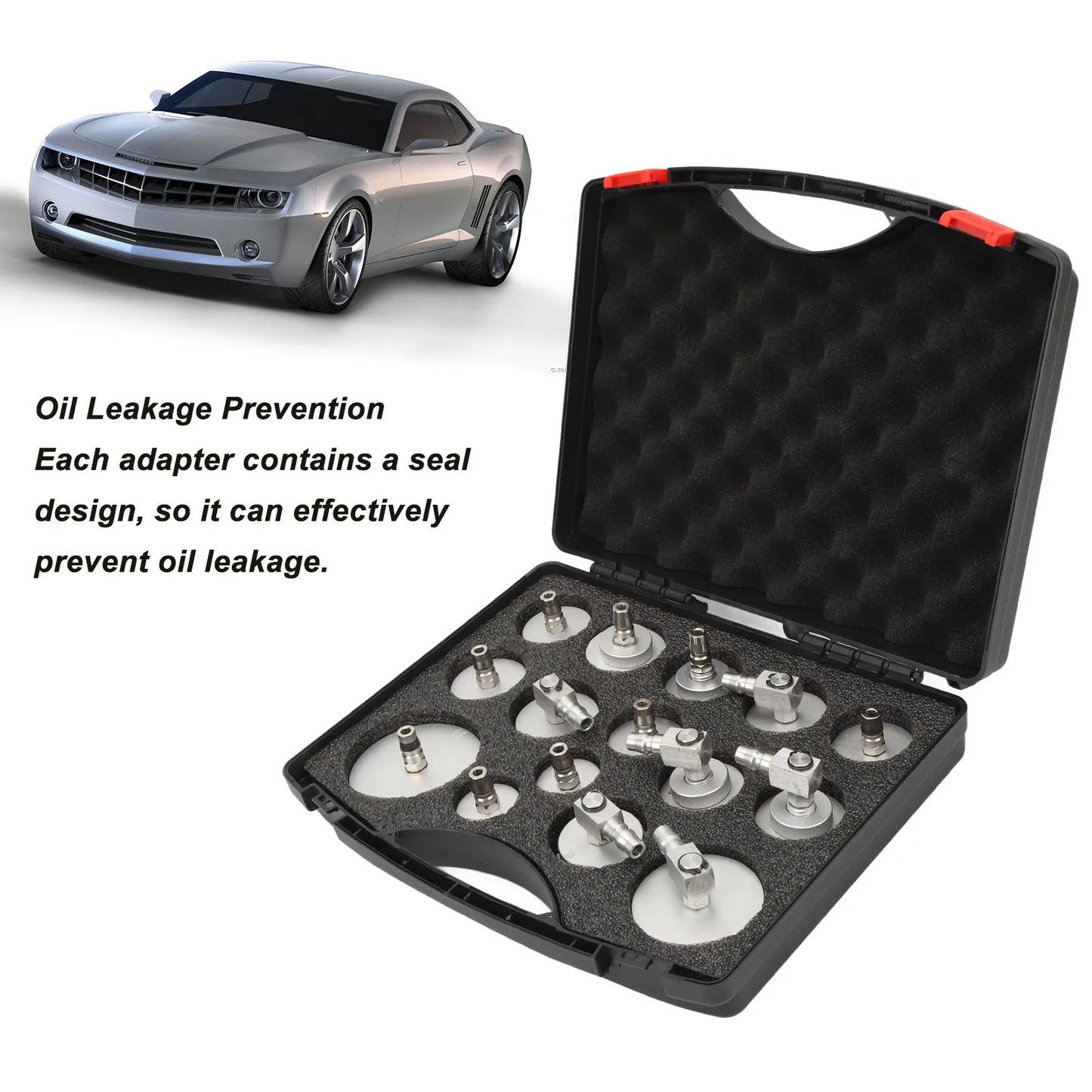 Master Cylinder Adapter Set Brake Fluid Bleeder Adapter Aluminum Alloy