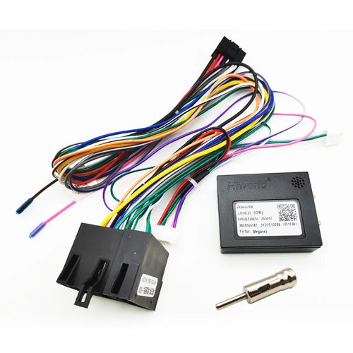 CAN Bus Decoder, 16 Pin to ISO Radio Harness Adapter, Car Android