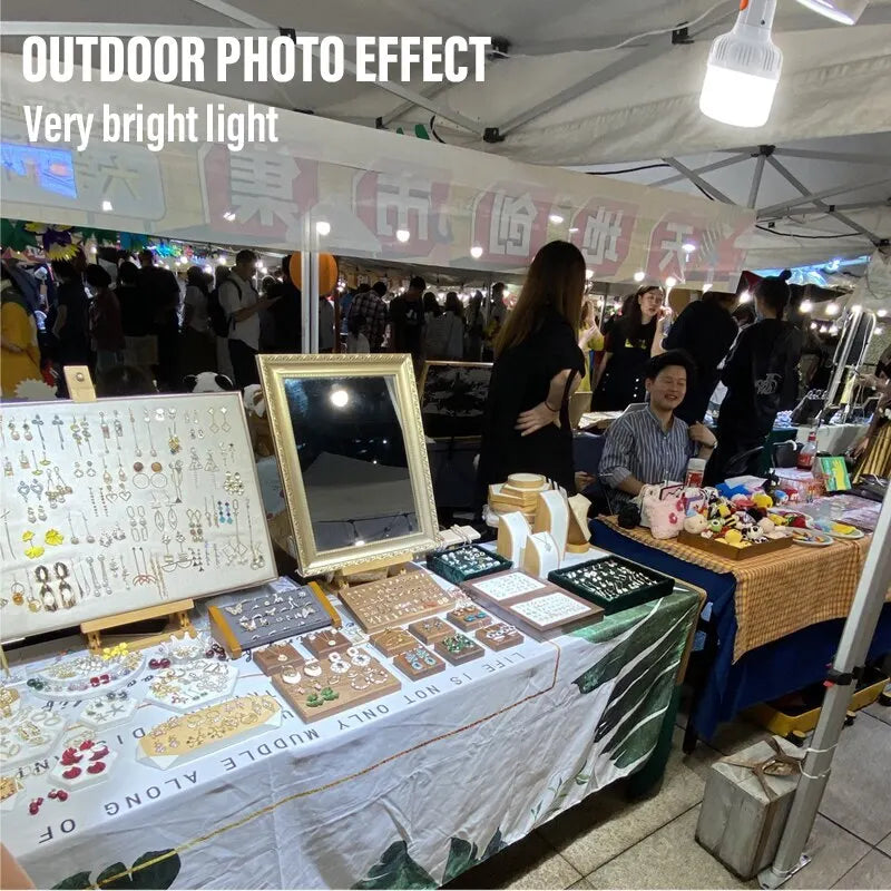 Outdoor USB Rechargeable LED Lamp Bulbs High Brightness Emergency