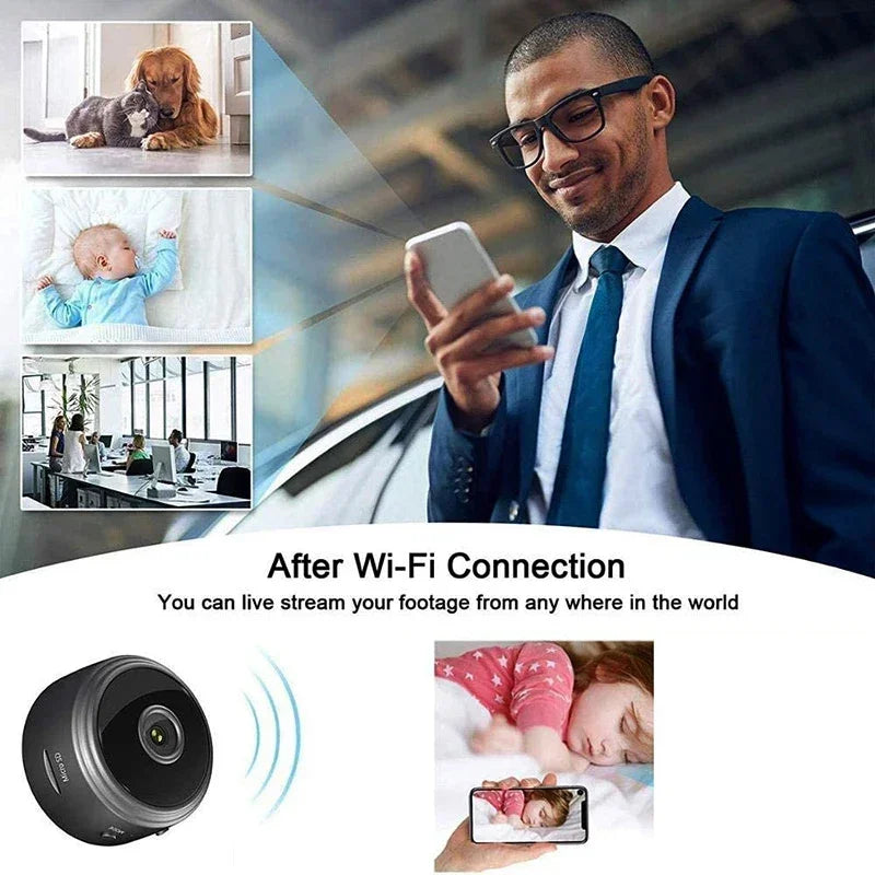 A9 WiFi Mini Camera 1080P Intelligent Home Security IP WiFi Camera