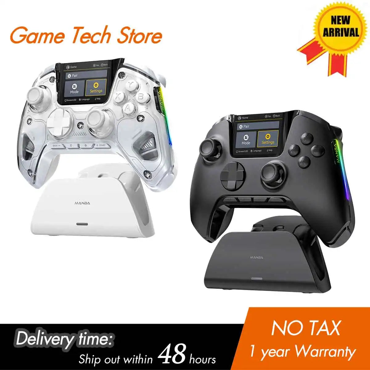 Mamba One V2 Screen Interactive Wireless Gaming Controller for