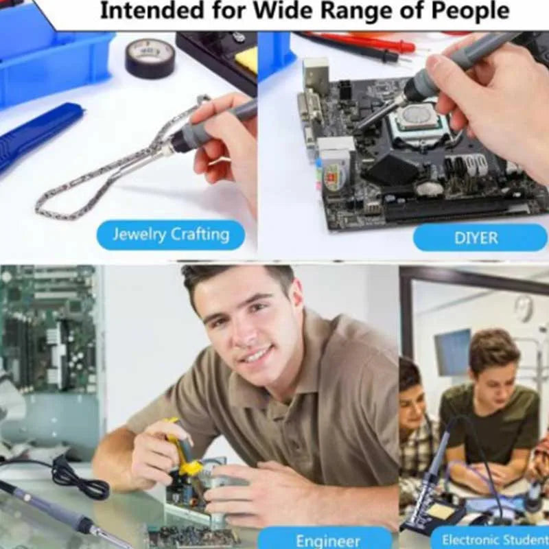 60W Adjustable Temperature Electric Soldering Iron EU 220V / US 110V