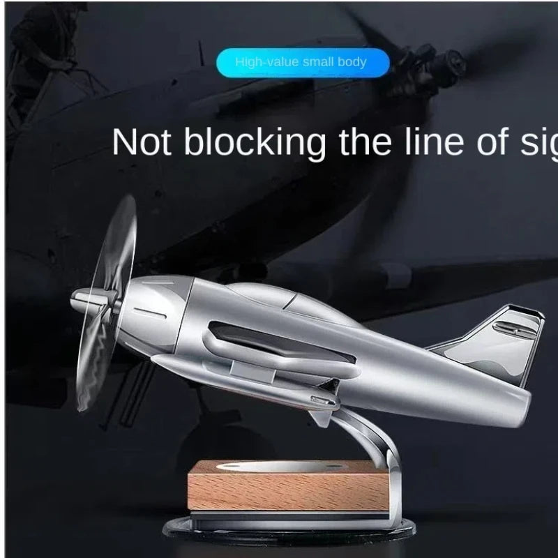 Solar Aircraft Car Perfume Ornament Car Solid Aromatherapy Car