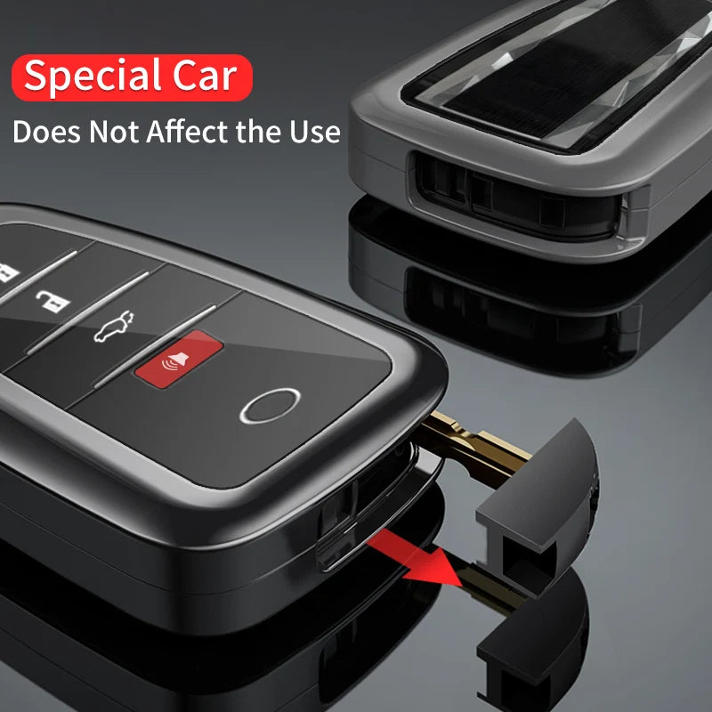 Fully Enclosed Protection Metal Key Shell For Toyota Land Cruiser  300