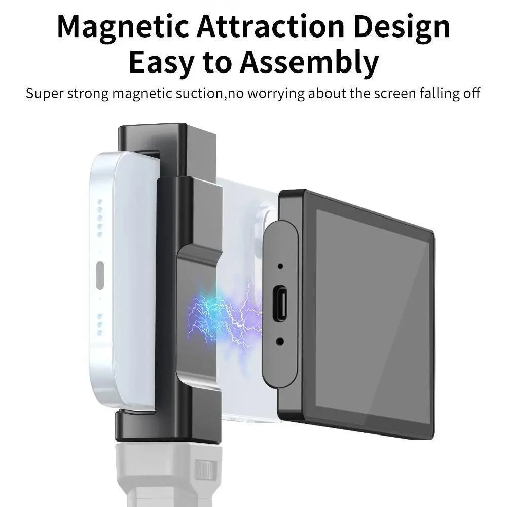 Kingma Smartphone Vlog Selfie Monitor Screen Magnetic Using Phone Rear