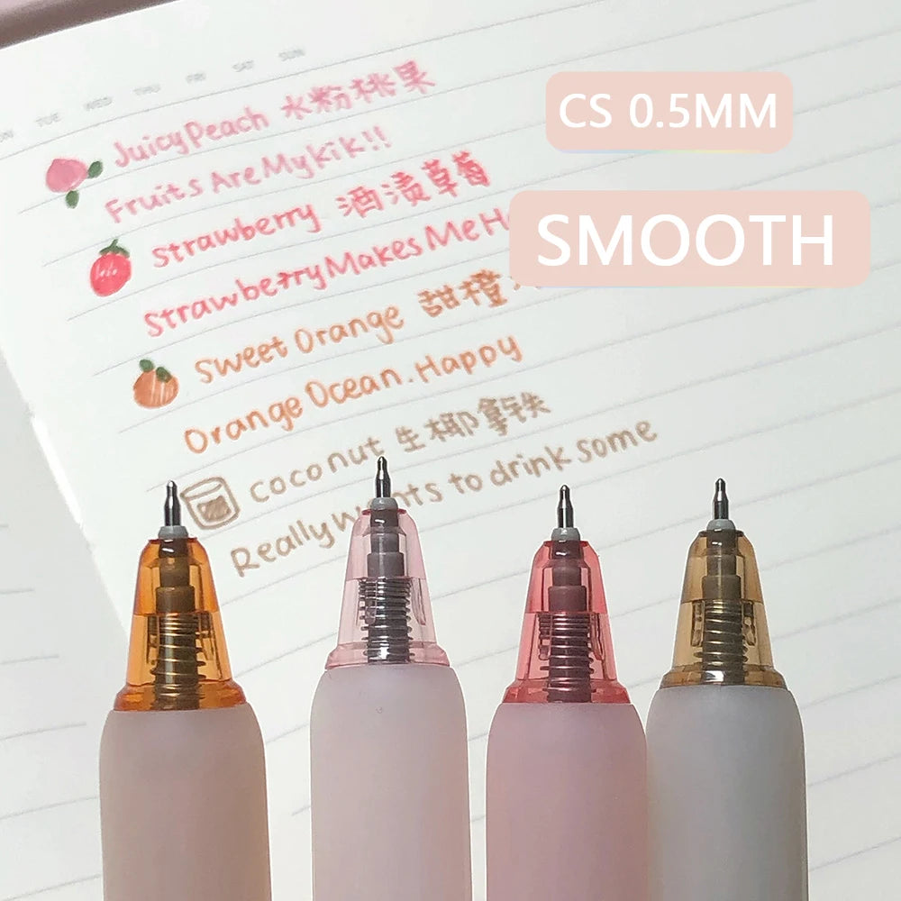 Creative 3D Fruit Scent Colored Gel Pens 0.5mm Smooth Writing School