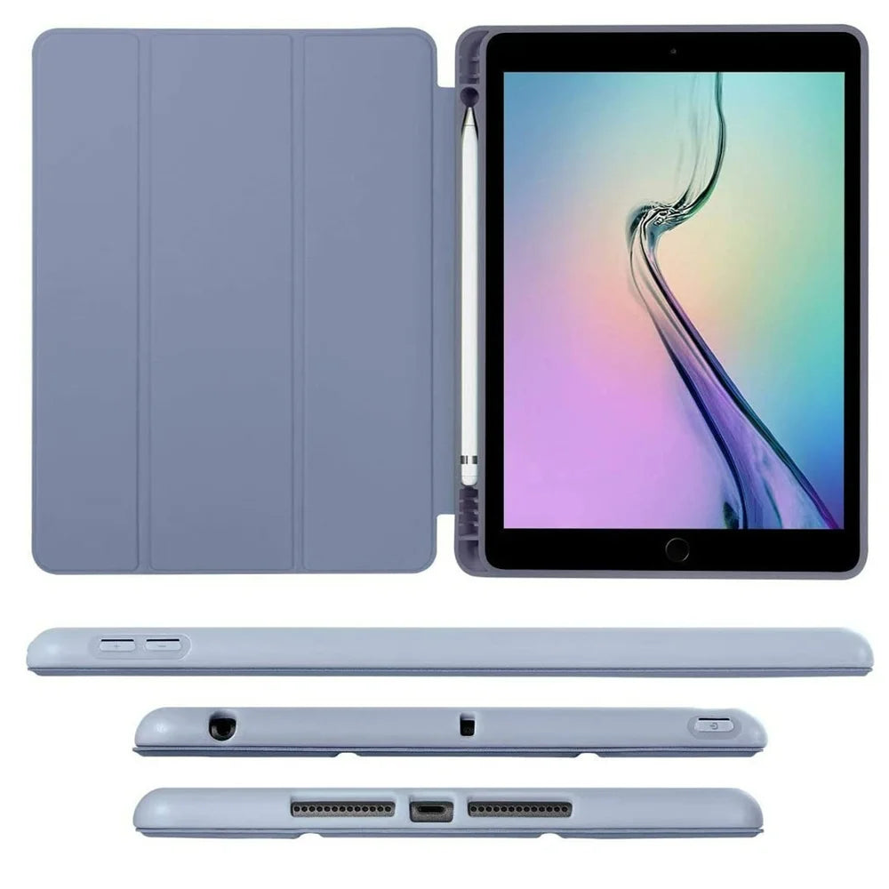 For iPad air 5 Case 2022 10.9 Pro 11 inch 2024 with Pencil Holder