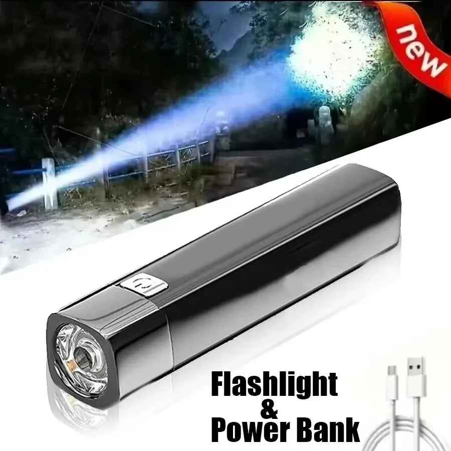 Flashlight Rechargeable Flashlights for Home Useful Gadgets Mini Led