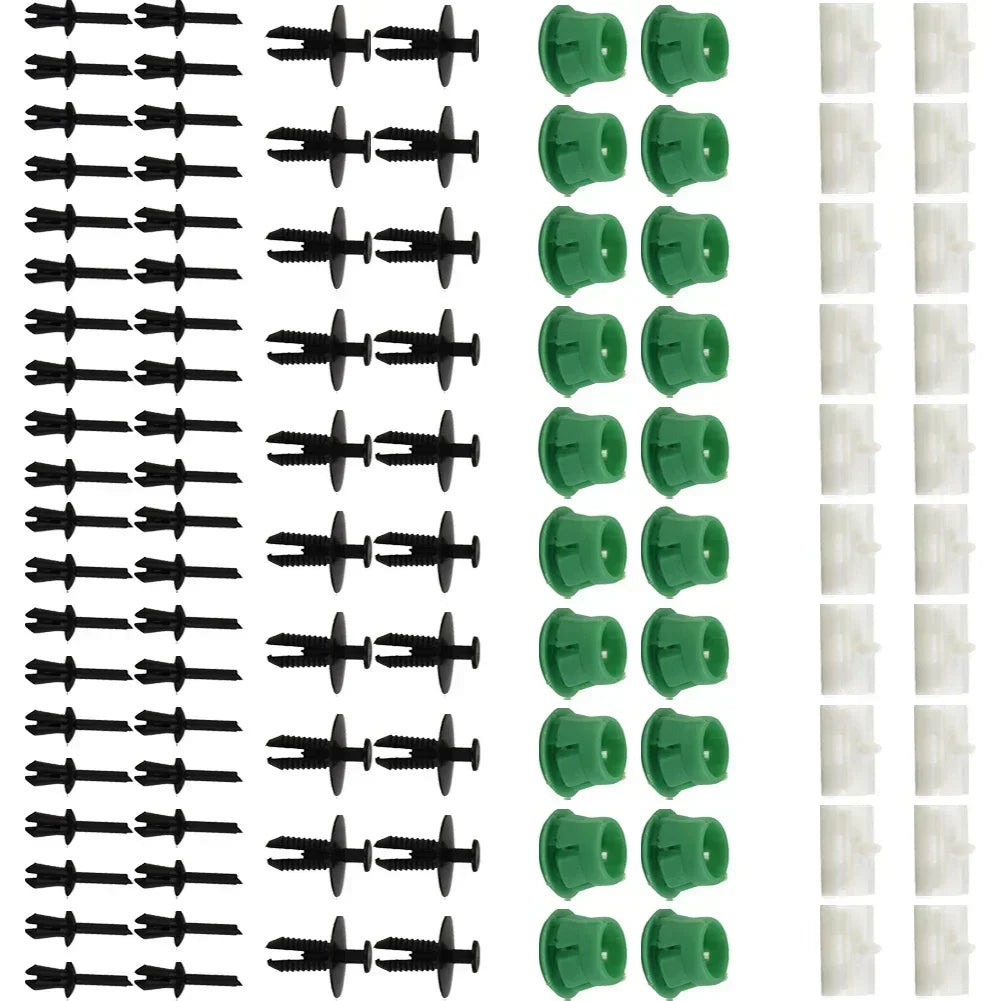 80 PCS For BMW E36 316i 318i Car Side Sill Skirt Clips Rocker Panel