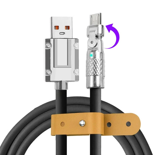 Micro USB Cable Android Phone Charger Silicone Charging Cord for