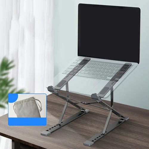 Laptop Stand For Macbook Folding Adjustable Aluminum Computer Pc