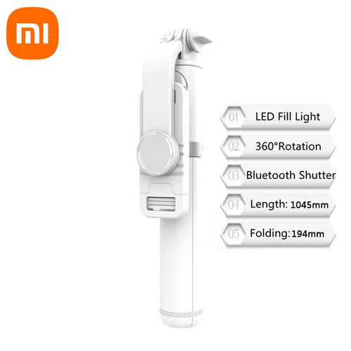 Xiaomi Selfie Stick 1045mm Wireless Bluetooth LED Fill Light Extended
