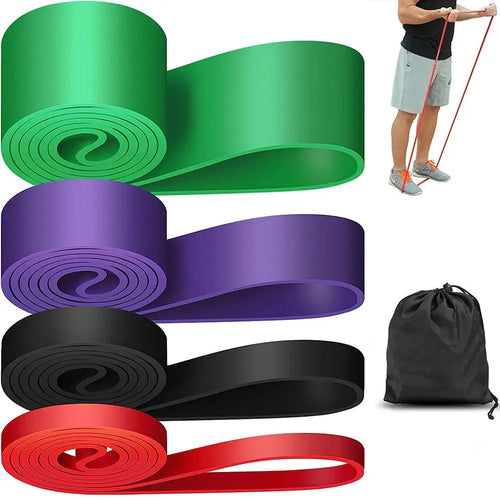 Resistance Band Heavy Duty Latex Sports Elastic Belt Pull Up Assist