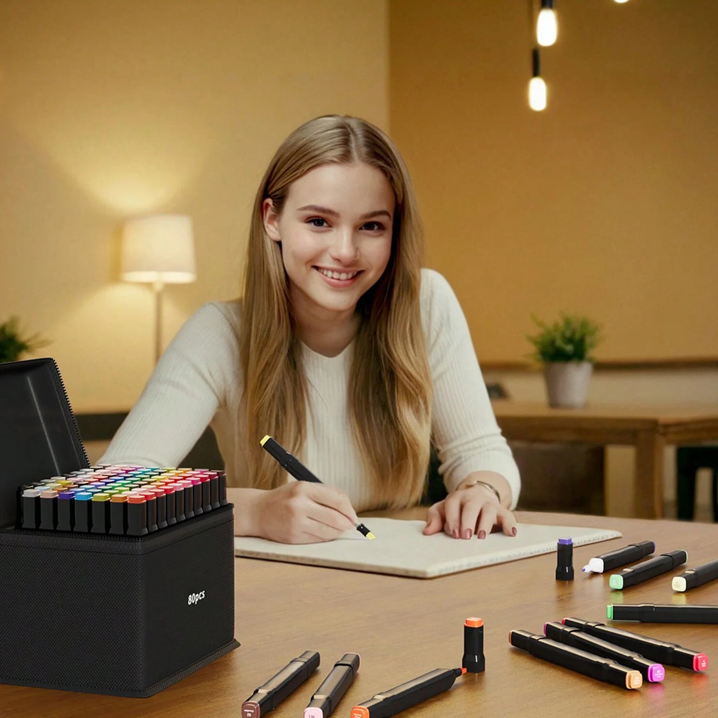 24/36/48/60/80/120/168/262 Colors Alcohol Drawing Markers Dual Tip