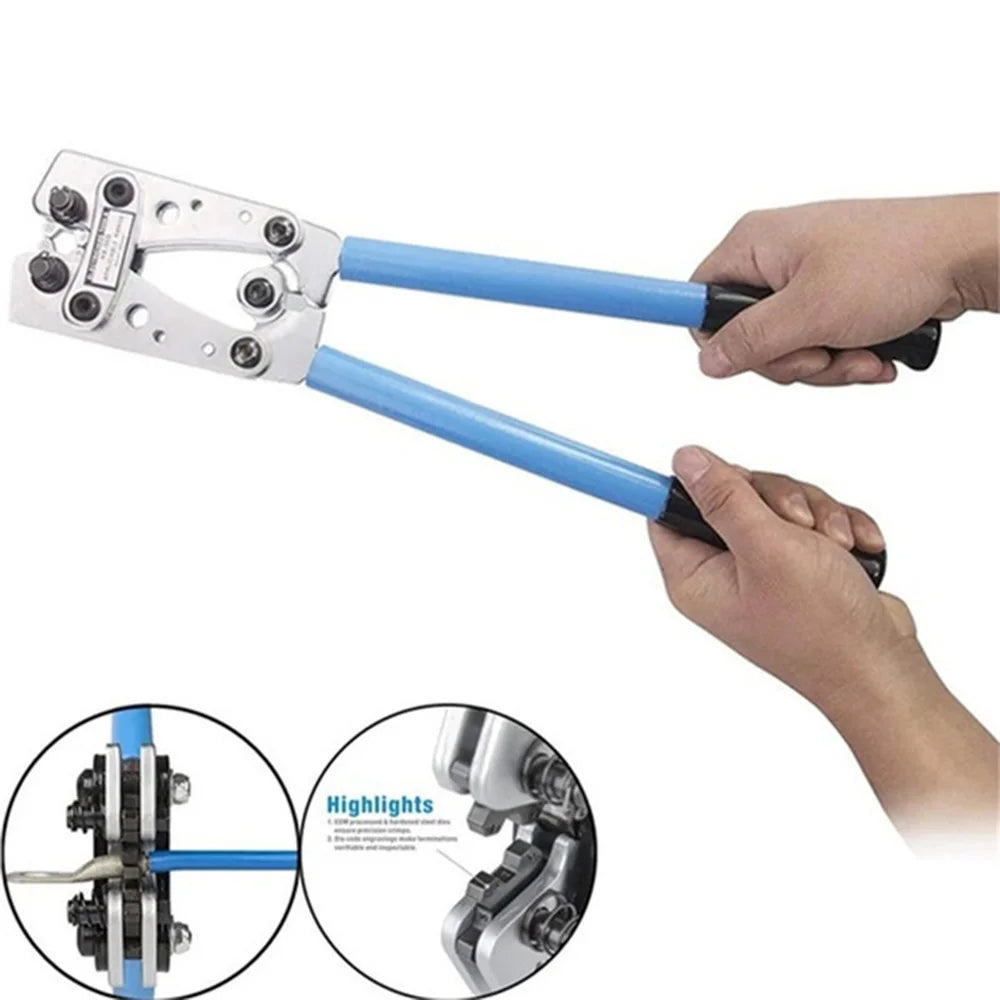 Hand Tools Cable Crimping Pliers HX-50B 6- 50mm2 AWG 8 - 1/0 Suitable
