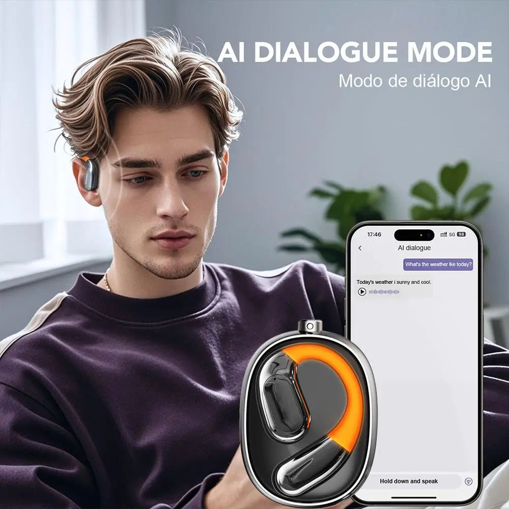AI Translator Earphone Wireless Bluetooth-compatible Translation