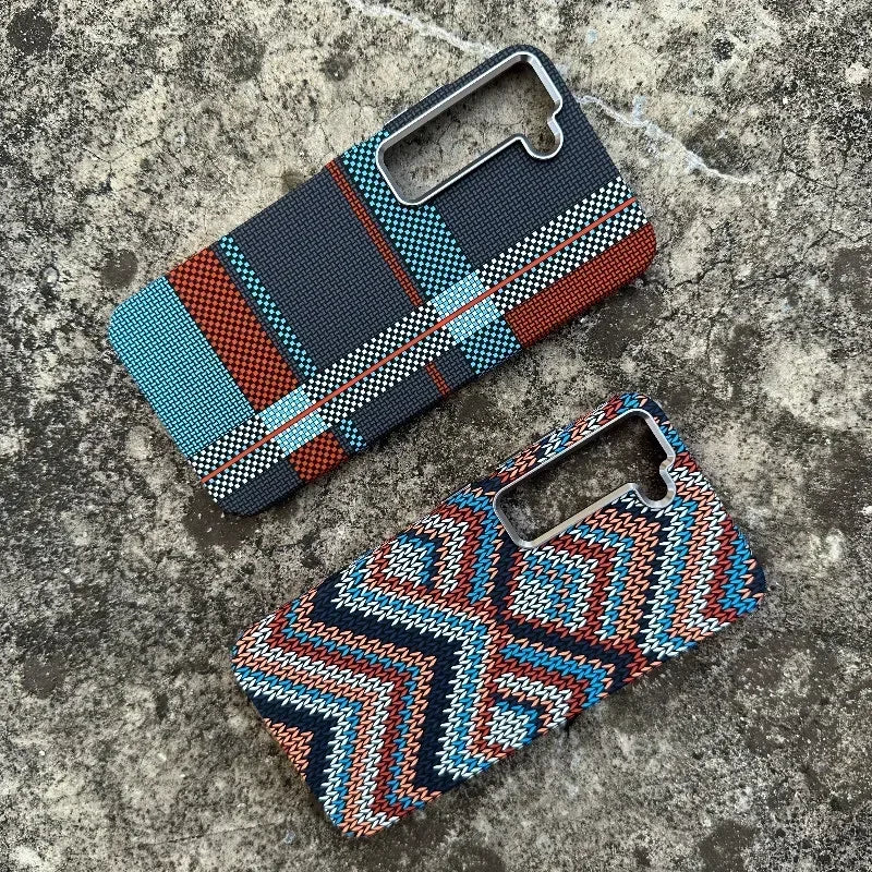 Luxury Carbon fiber Wireless Charging Magsafe case for Samsung Galaxy