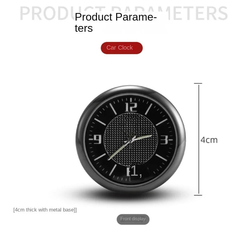 Car Clock Luminous Mini Automobiles Internal Stick-On Digital Watch