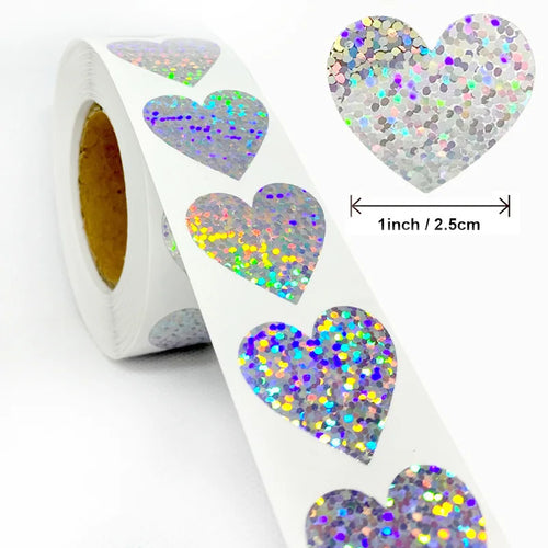 100-500PCS Thank You Stickers New Rolling Merci Children's Stickers