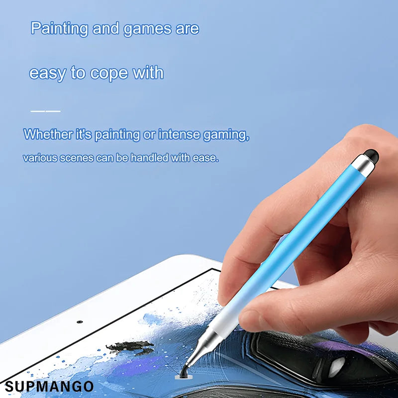 2 In 1 Stylus Pen For Cellphone Tablet Capacitive Touch Pencil For
