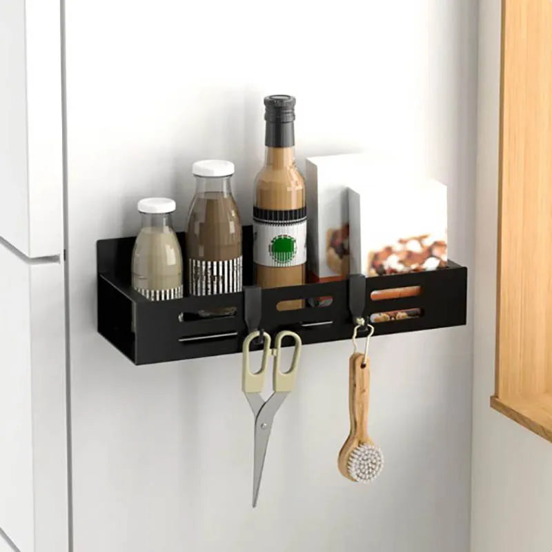 1/2pcs Magnetic Storage Shelf Household Kitchen Refrigerator Washing