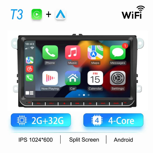 2Din Car Radio Android for Volkswagen Golf 5 6 Polo Passat B6 B7 CC