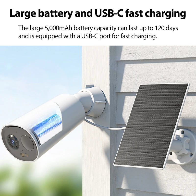 IMOU Cell 3C with Solar Panel Set 2K WiFi Camera 5000mAh Battery